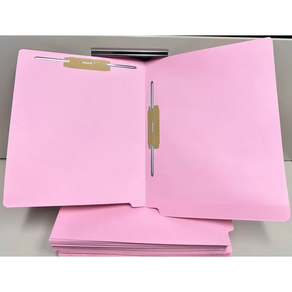 Bibbero (50) Medical Arts Press File Folders w/Fasteners Letter 11pt Side Tab